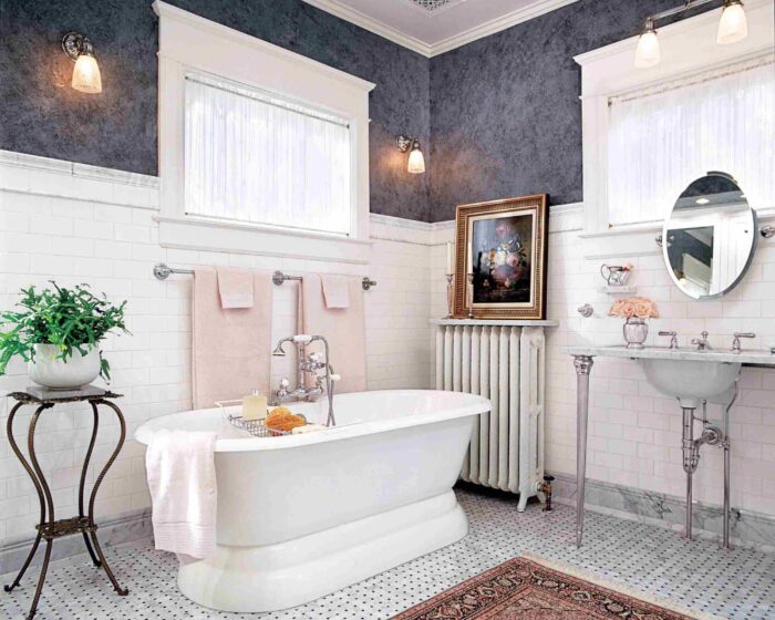 exotic-feminine-traditional bathroom