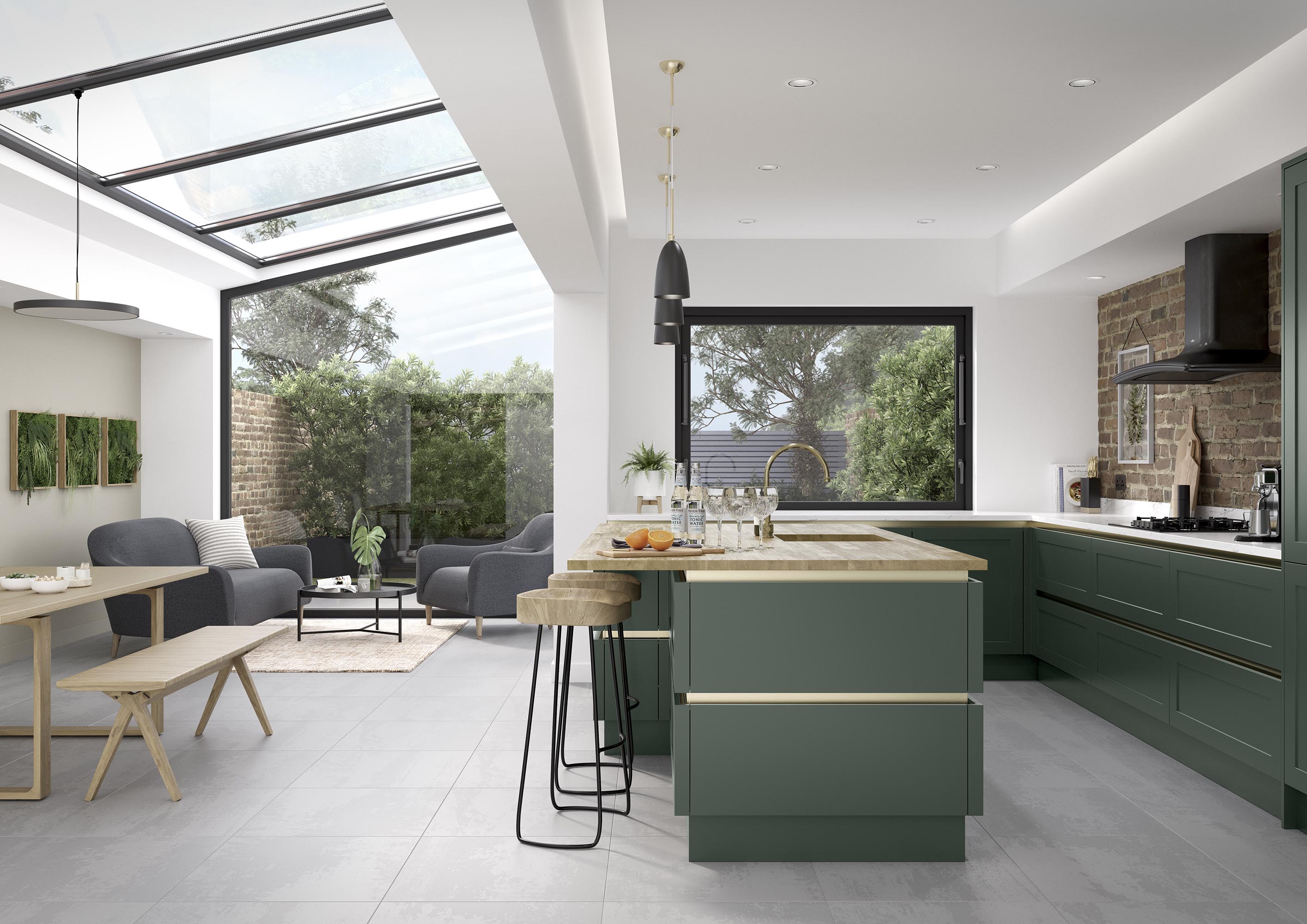 Kitchens Long Eaton Nottinghamshire - Colbeck Heritage Green