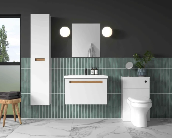 Modern Bathroom Amaro White Gloss