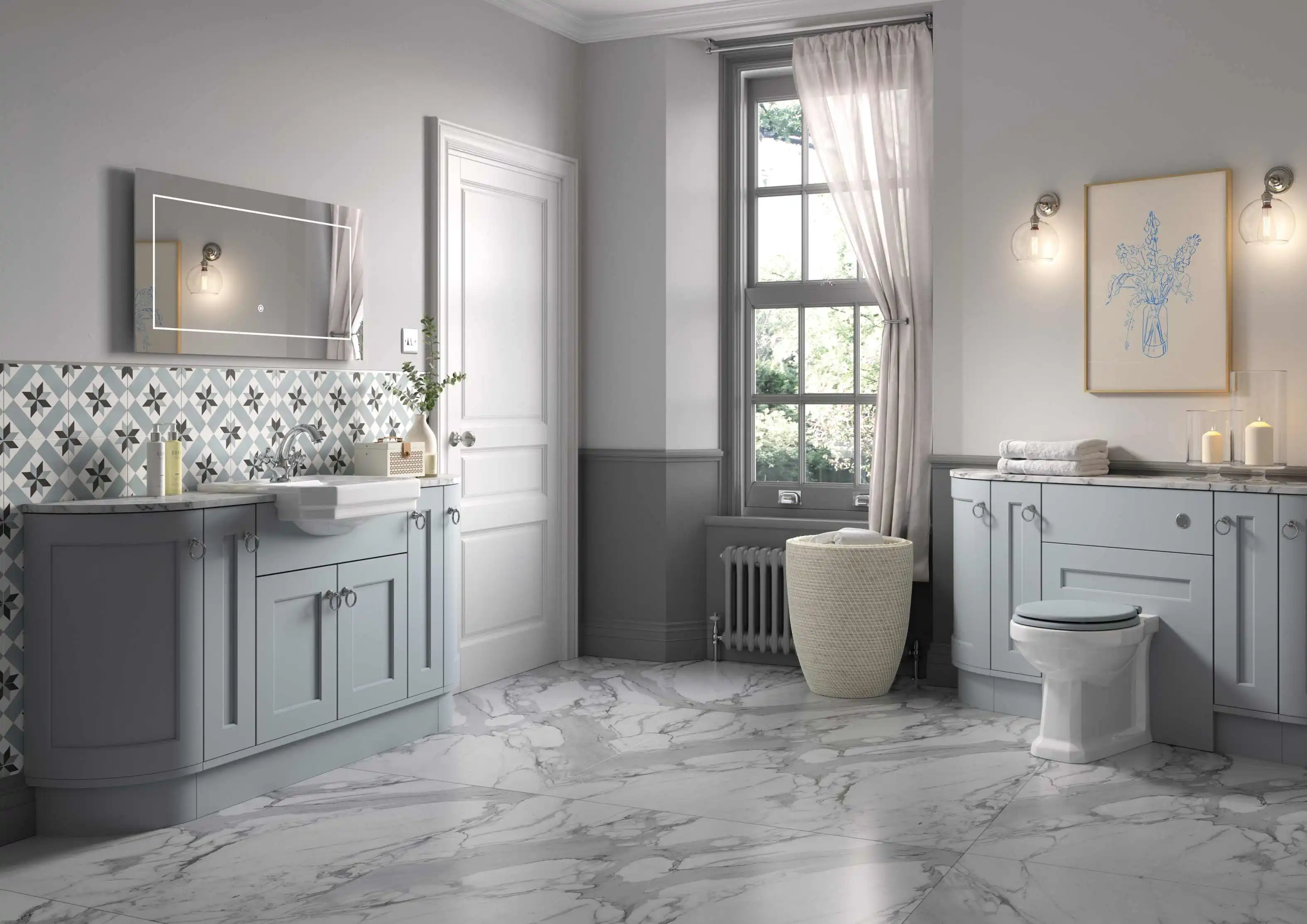 Traditional Bathrooms - Pentland_Shale