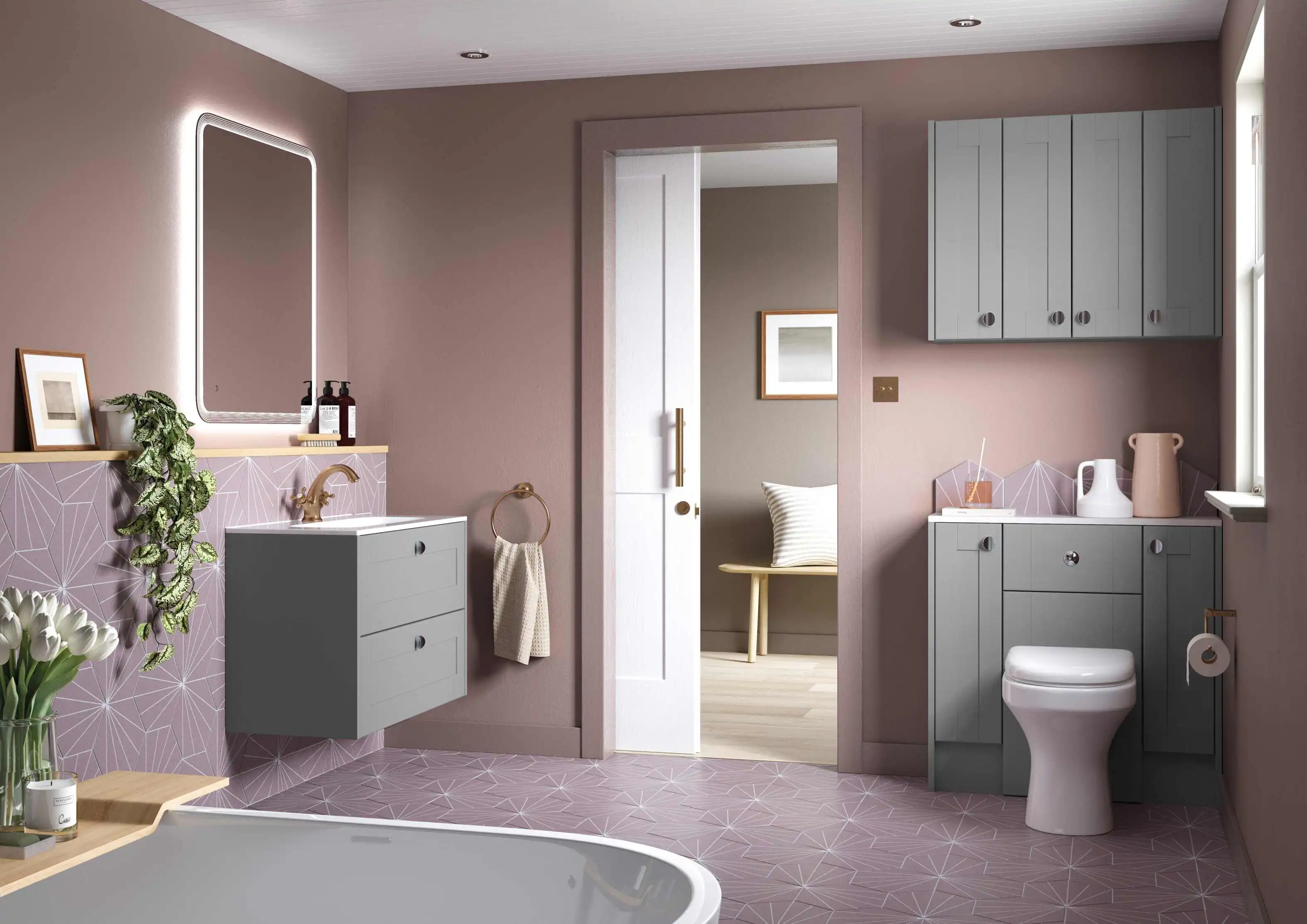 Bathrooms Bramcote Chiltern Slate Mist